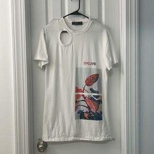 Manière De Voir Flower Print T Shirt Dress.